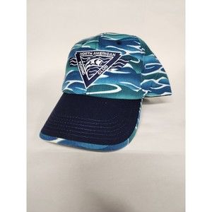 North American Fishing Club K-Products Snapback Hat Cap USA Vtg 90's NAFC USA